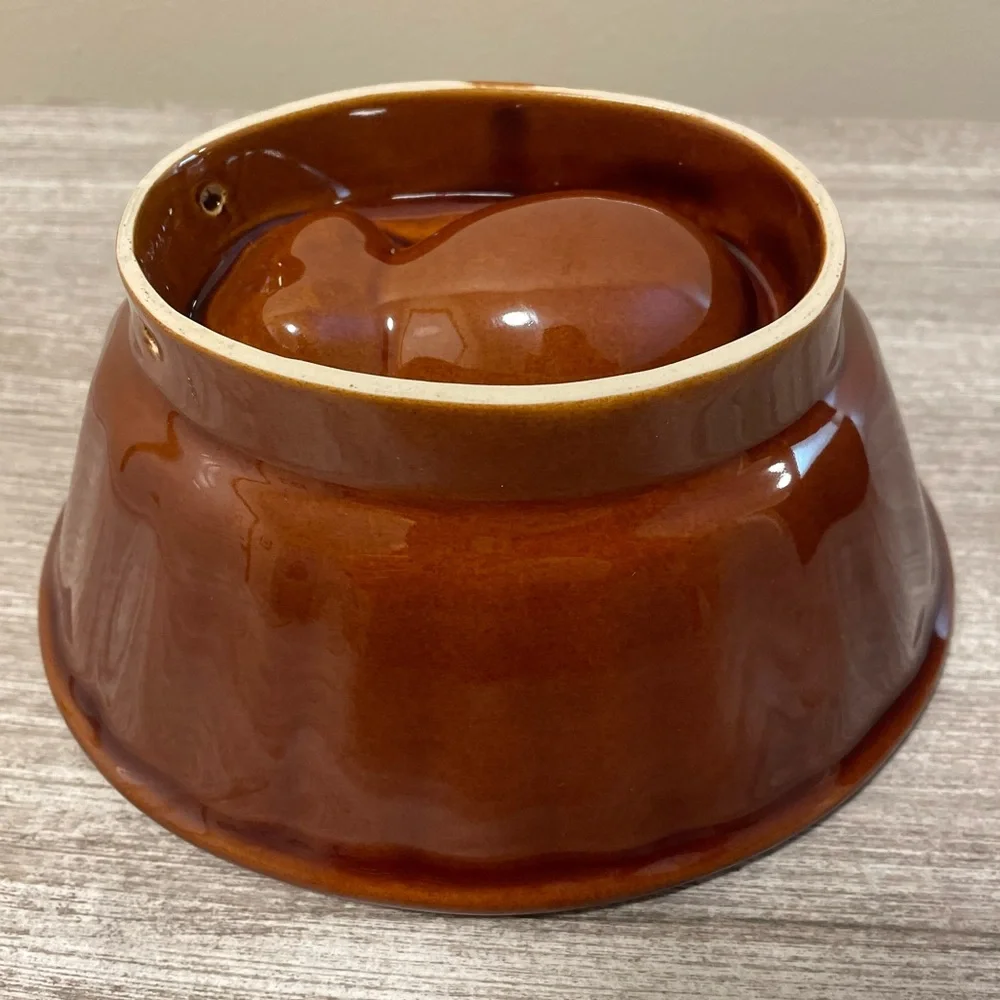 Williams Sonoma Brown Ceramic Pineapple Mold Wall Hanging